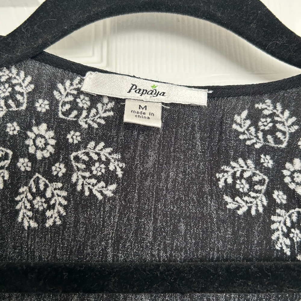 Patterned Drop Shoulder Jacket - Picture 3 of 3